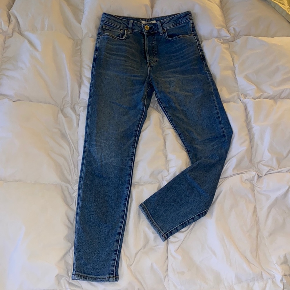 High rise, skinny jeans